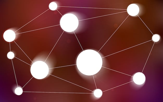 A visual representation of a network of interconnected nodes, symbolizing public-private partnerships, with labels indicating information sharing, threat intelligence, and coordinated incident response.