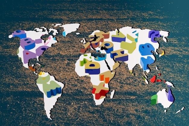 A world map highlighting countries that are major recipients of US foreign aid, categorized by the strategic goals the aid supports, such as economic stability, health initiatives, and security.