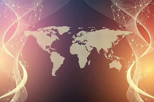 A map of the world with interconnected lines highlighting new and evolving alliance structures in the Indo-Pacific, Middle East, and Africa, with specific icons representing economic ties, military cooperation, and diplomatic efforts.