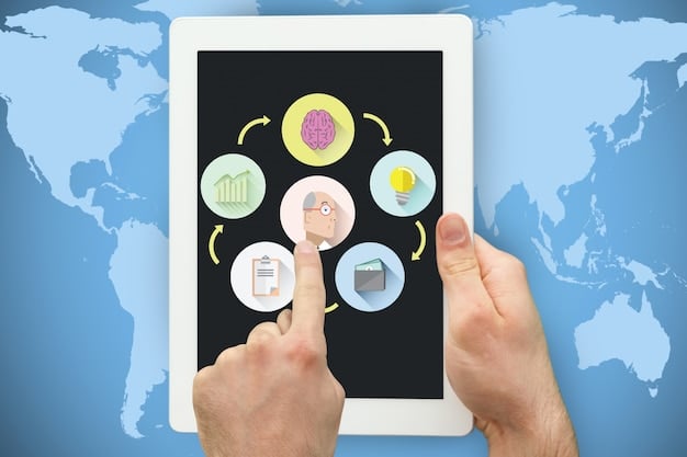 A visualization showcasing ethical AI practices, symbolized by hands working together over data points to create a balanced and fair output.
