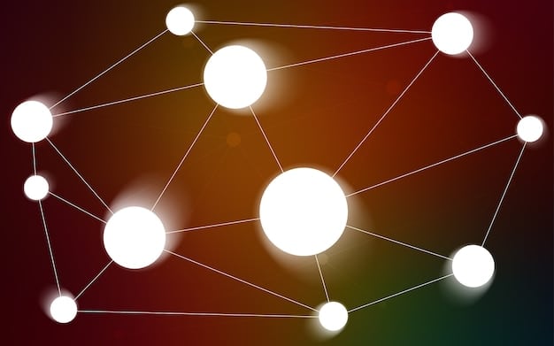 A graphical representation of a neural network, with interconnected nodes and data pathways, set against a backdrop of the American flag. This symbolizes the core technological focus of the AI research investment.