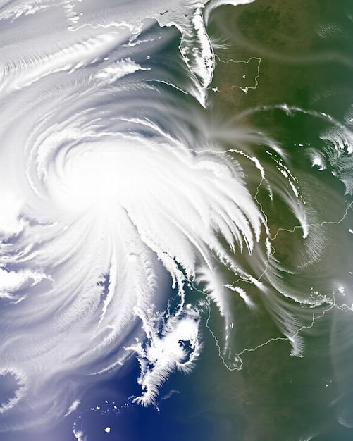 A visual representation of a distorted jet stream over North America, showing deep troughs and high ridges. The background subtly illustrates temperature anomalies, with warmer colors in the Arctic region.